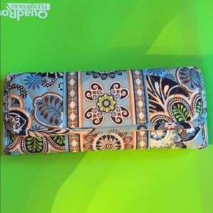 Vera Bradley Wallet light blue checkbook size.